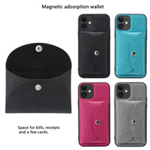Load image into Gallery viewer, ViLi T Series TPU + PU Woven Fabric Magnetic Protective Case with Wallet, For iPhone 11, For iPhone 11 Pro, For iPhone 11 Pro Max, For iPhone 12 mini, For iPhone 12, For iPhone 12 Pro, For iPhone 12 Pro Max