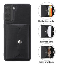 Load image into Gallery viewer, ViLi T Series TPU + PU Woven Fabric Magnetic Protective Case with Wallet, For Samsung Galaxy S21 5G, For Samsung Galaxy A72 5G, For Samsung Galaxy A52 5G