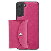 Load image into Gallery viewer, ViLi T Series TPU + PU Woven Fabric Magnetic Protective Case with Wallet, For Samsung Galaxy S21 5G, For Samsung Galaxy A72 5G, For Samsung Galaxy A52 5G
