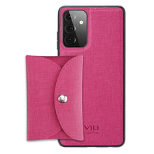 Load image into Gallery viewer, ViLi T Series TPU + PU Woven Fabric Magnetic Protective Case with Wallet, For Samsung Galaxy S21 5G, For Samsung Galaxy A72 5G, For Samsung Galaxy A52 5G