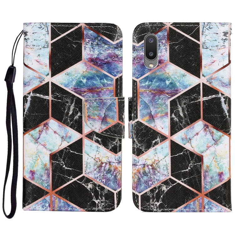 Coloured Drawing Pattern Horizontal Flip PU Leather Case with Holder & Card Slots & Wallet & Lanyard, For Samsung Galaxy A02, For Samsung Galaxy A22 4G, For Samsung Galaxy A22 5G