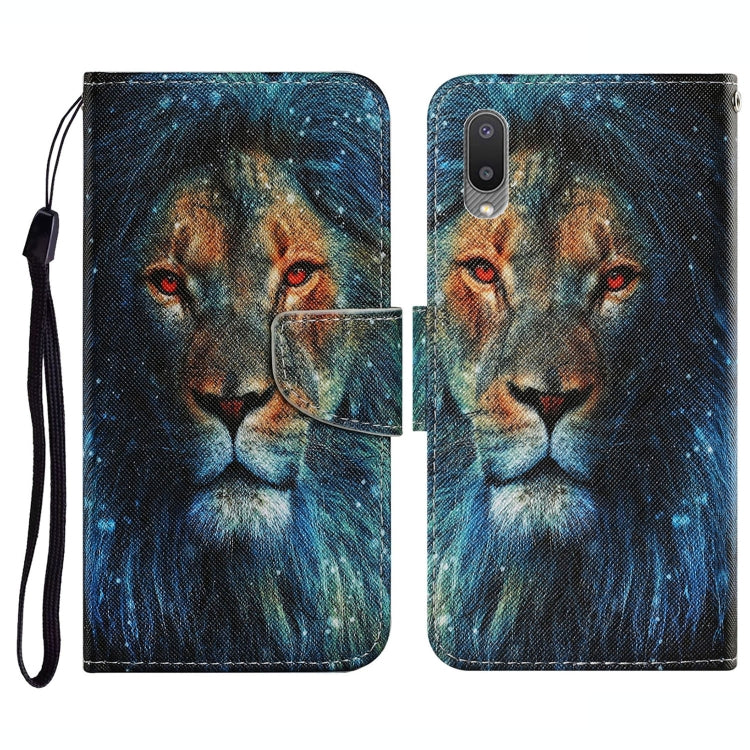 Coloured Drawing Pattern Horizontal Flip PU Leather Case with Holder & Card Slots & Wallet & Lanyard, For Samsung Galaxy A02, For Samsung Galaxy A22 4G, For Samsung Galaxy A22 5G