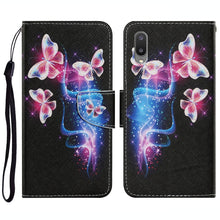 Load image into Gallery viewer, Coloured Drawing Pattern Horizontal Flip PU Leather Case with Holder &amp; Card Slots &amp; Wallet &amp; Lanyard, For Samsung Galaxy A02, For Samsung Galaxy A22 4G, For Samsung Galaxy A22 5G