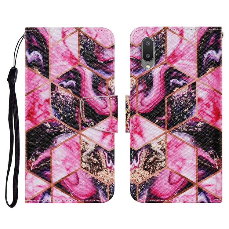 Coloured Drawing Pattern Horizontal Flip PU Leather Case with Holder & Card Slots & Wallet & Lanyard, For Samsung Galaxy A02, For Samsung Galaxy A22 4G, For Samsung Galaxy A22 5G