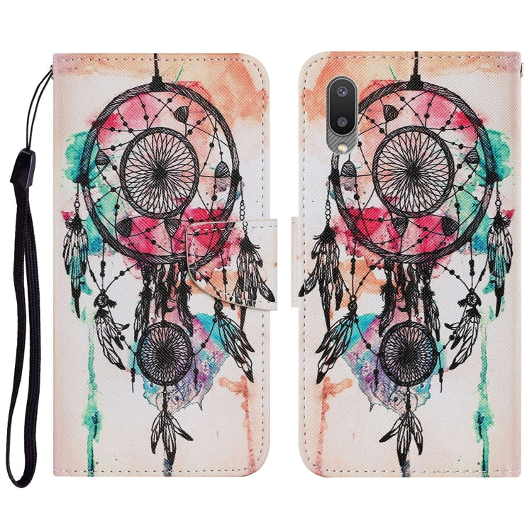 Coloured Drawing Pattern Horizontal Flip PU Leather Case with Holder & Card Slots & Wallet & Lanyard, For Samsung Galaxy A02, For Samsung Galaxy A22 4G, For Samsung Galaxy A22 5G