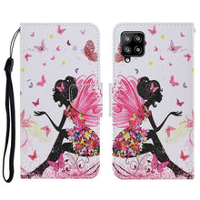 Load image into Gallery viewer, Coloured Drawing Pattern Horizontal Flip PU Leather Case with Holder &amp; Card Slots &amp; Wallet &amp; Lanyard, For Samsung Galaxy A02, For Samsung Galaxy A22 4G, For Samsung Galaxy A22 5G