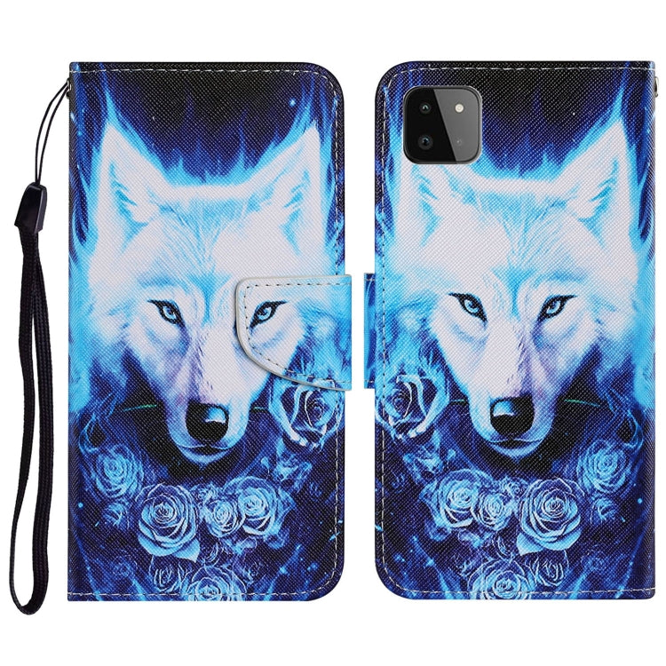 Coloured Drawing Pattern Horizontal Flip PU Leather Case with Holder & Card Slots & Wallet & Lanyard, For Samsung Galaxy A02, For Samsung Galaxy A22 4G, For Samsung Galaxy A22 5G