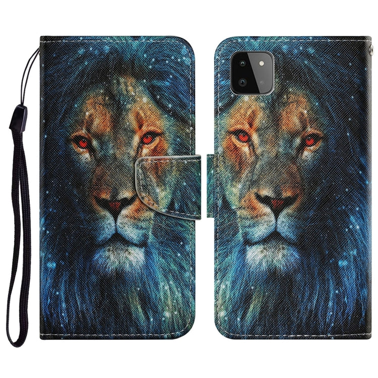 Coloured Drawing Pattern Horizontal Flip PU Leather Case with Holder & Card Slots & Wallet & Lanyard, For Samsung Galaxy A02, For Samsung Galaxy A22 4G, For Samsung Galaxy A22 5G