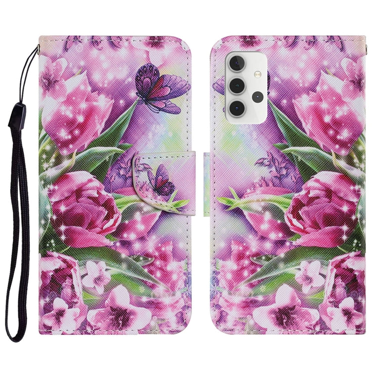 Coloured Drawing Pattern Horizontal Flip PU Leather Case with Holder & Card Slots & Wallet & Lanyard, For Samsung Galaxy A32 4G, For Samsung Galaxy S21 FE, For Xiaomi Redmi 9T