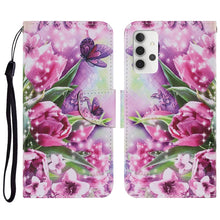 Load image into Gallery viewer, Coloured Drawing Pattern Horizontal Flip PU Leather Case with Holder &amp; Card Slots &amp; Wallet &amp; Lanyard, For Samsung Galaxy A32 4G, For Samsung Galaxy S21 FE, For Xiaomi Redmi 9T