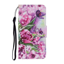 Load image into Gallery viewer, Coloured Drawing Pattern Horizontal Flip PU Leather Case with Holder &amp; Card Slots &amp; Wallet &amp; Lanyard, For Samsung Galaxy A32 4G, For Samsung Galaxy S21 FE, For Xiaomi Redmi 9T