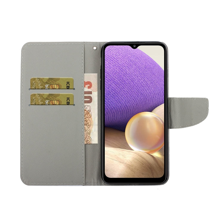 Coloured Drawing Pattern Horizontal Flip PU Leather Case with Holder & Card Slots & Wallet & Lanyard, For Samsung Galaxy A32 4G, For Samsung Galaxy S21 FE, For Xiaomi Redmi 9T