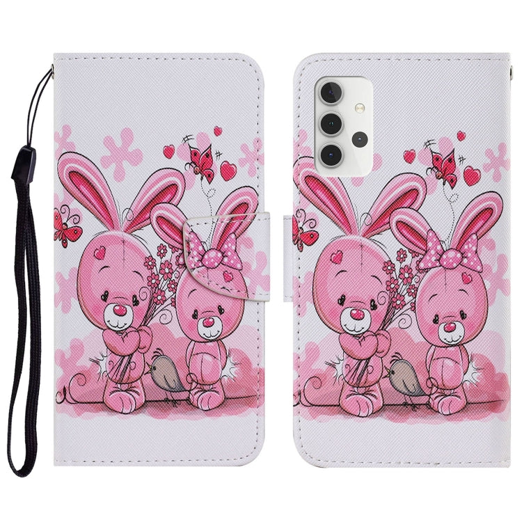 Coloured Drawing Pattern Horizontal Flip PU Leather Case with Holder & Card Slots & Wallet & Lanyard, For Samsung Galaxy A32 4G, For Samsung Galaxy S21 FE, For Xiaomi Redmi 9T