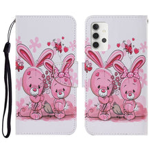 Load image into Gallery viewer, Coloured Drawing Pattern Horizontal Flip PU Leather Case with Holder &amp; Card Slots &amp; Wallet &amp; Lanyard, For Samsung Galaxy A32 4G, For Samsung Galaxy S21 FE, For Xiaomi Redmi 9T