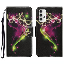 Load image into Gallery viewer, Coloured Drawing Pattern Horizontal Flip PU Leather Case with Holder &amp; Card Slots &amp; Wallet &amp; Lanyard, For Samsung Galaxy A32 4G, For Samsung Galaxy S21 FE, For Xiaomi Redmi 9T