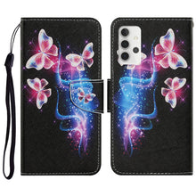 Load image into Gallery viewer, Coloured Drawing Pattern Horizontal Flip PU Leather Case with Holder &amp; Card Slots &amp; Wallet &amp; Lanyard, For Samsung Galaxy A32 4G, For Samsung Galaxy S21 FE, For Xiaomi Redmi 9T