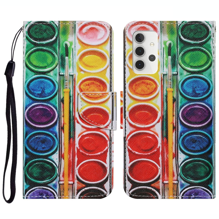 Coloured Drawing Pattern Horizontal Flip PU Leather Case with Holder & Card Slots & Wallet & Lanyard, For Samsung Galaxy A32 4G, For Samsung Galaxy S21 FE, For Xiaomi Redmi 9T
