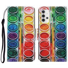 Load image into Gallery viewer, Coloured Drawing Pattern Horizontal Flip PU Leather Case with Holder &amp; Card Slots &amp; Wallet &amp; Lanyard, For Samsung Galaxy A32 4G, For Samsung Galaxy S21 FE, For Xiaomi Redmi 9T