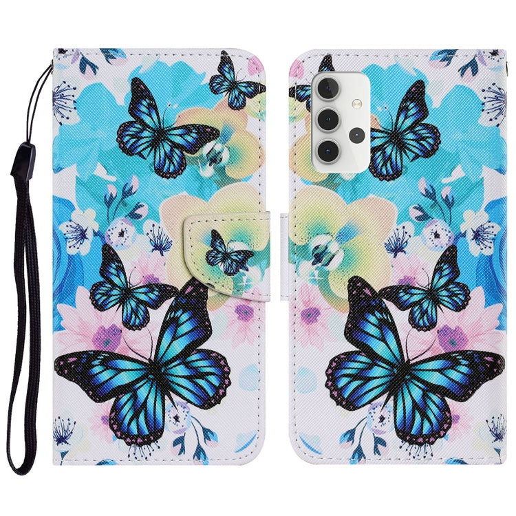 Coloured Drawing Pattern Horizontal Flip PU Leather Case with Holder & Card Slots & Wallet & Lanyard, For Samsung Galaxy A32 4G, For Samsung Galaxy S21 FE, For Xiaomi Redmi 9T