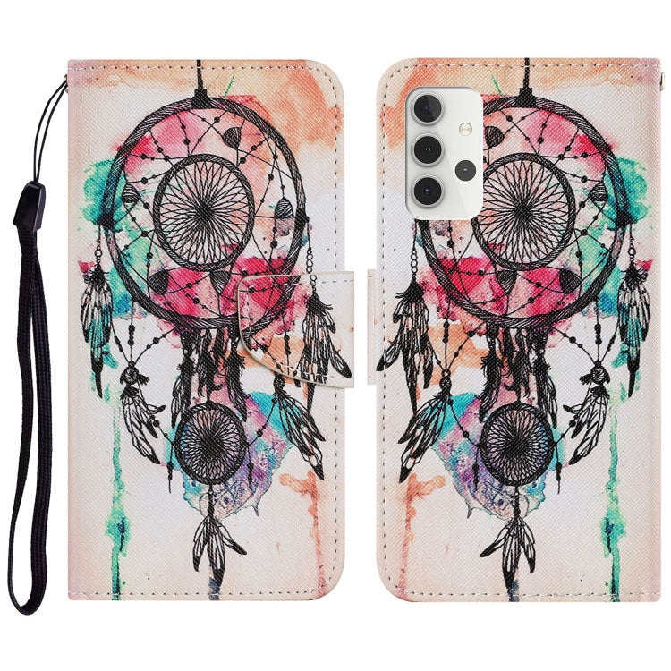 Coloured Drawing Pattern Horizontal Flip PU Leather Case with Holder & Card Slots & Wallet & Lanyard, For Samsung Galaxy A32 4G, For Samsung Galaxy S21 FE, For Xiaomi Redmi 9T