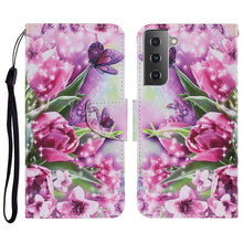 Load image into Gallery viewer, Coloured Drawing Pattern Horizontal Flip PU Leather Case with Holder &amp; Card Slots &amp; Wallet &amp; Lanyard, For Samsung Galaxy A32 4G, For Samsung Galaxy S21 FE, For Xiaomi Redmi 9T
