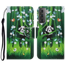 Load image into Gallery viewer, Coloured Drawing Pattern Horizontal Flip PU Leather Case with Holder &amp; Card Slots &amp; Wallet &amp; Lanyard, For Samsung Galaxy A32 4G, For Samsung Galaxy S21 FE, For Xiaomi Redmi 9T