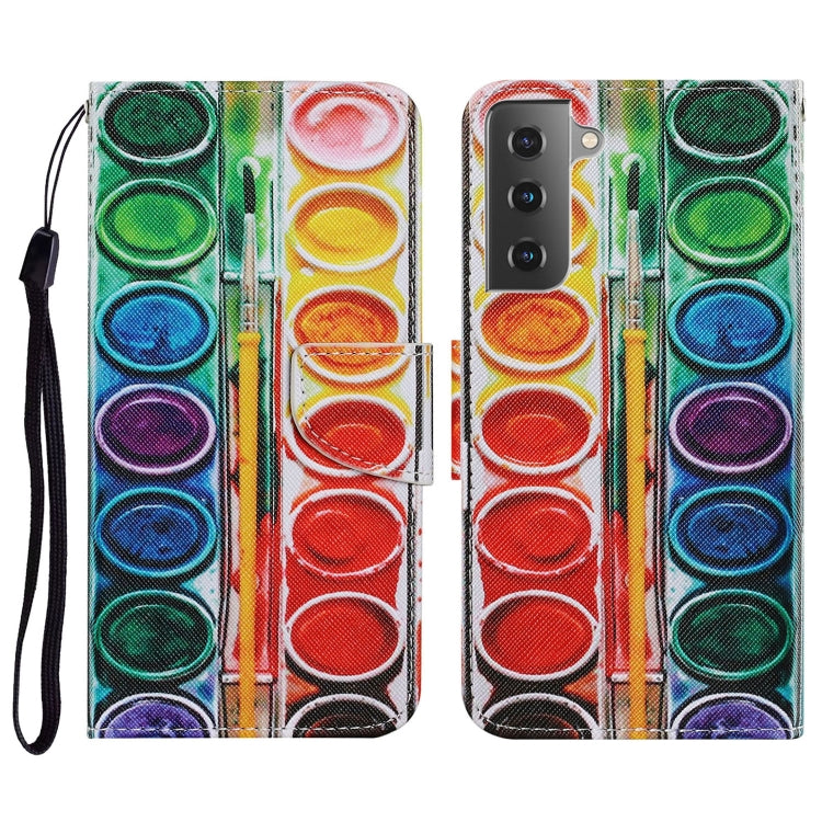 Coloured Drawing Pattern Horizontal Flip PU Leather Case with Holder & Card Slots & Wallet & Lanyard, For Samsung Galaxy A32 4G, For Samsung Galaxy S21 FE, For Xiaomi Redmi 9T
