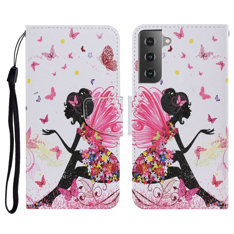 Coloured Drawing Pattern Horizontal Flip PU Leather Case with Holder & Card Slots & Wallet & Lanyard, For Samsung Galaxy A32 4G, For Samsung Galaxy S21 FE, For Xiaomi Redmi 9T