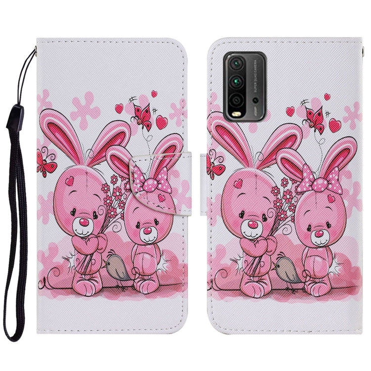 Coloured Drawing Pattern Horizontal Flip PU Leather Case with Holder & Card Slots & Wallet & Lanyard, For Samsung Galaxy A32 4G, For Samsung Galaxy S21 FE, For Xiaomi Redmi 9T