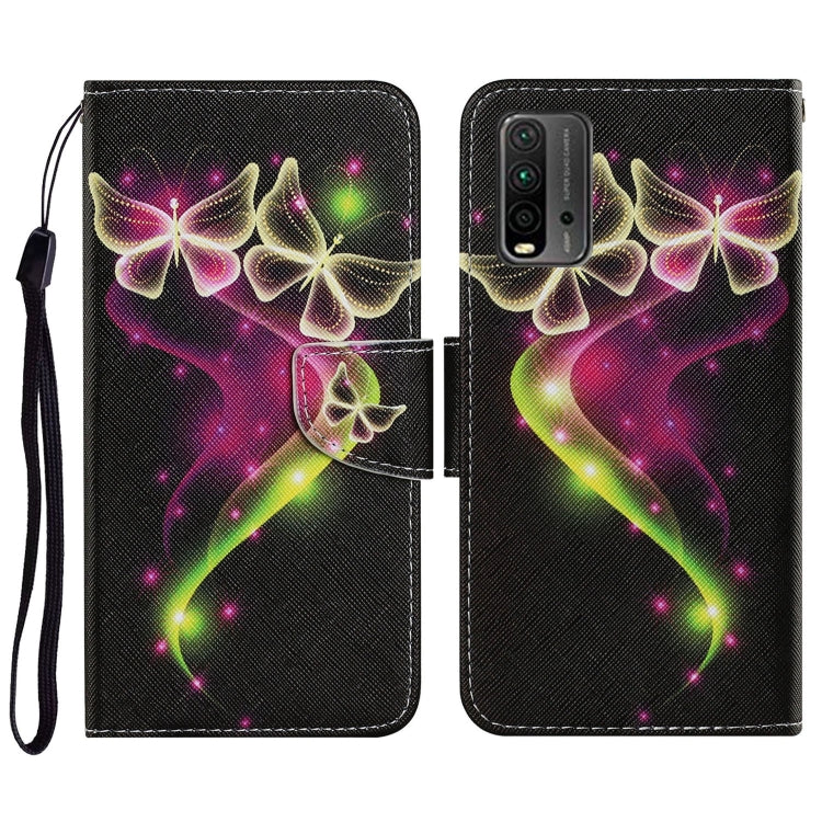 Coloured Drawing Pattern Horizontal Flip PU Leather Case with Holder & Card Slots & Wallet & Lanyard, For Samsung Galaxy A32 4G, For Samsung Galaxy S21 FE, For Xiaomi Redmi 9T