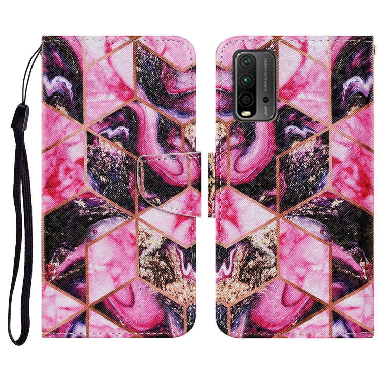Coloured Drawing Pattern Horizontal Flip PU Leather Case with Holder & Card Slots & Wallet & Lanyard, For Samsung Galaxy A32 4G, For Samsung Galaxy S21 FE, For Xiaomi Redmi 9T
