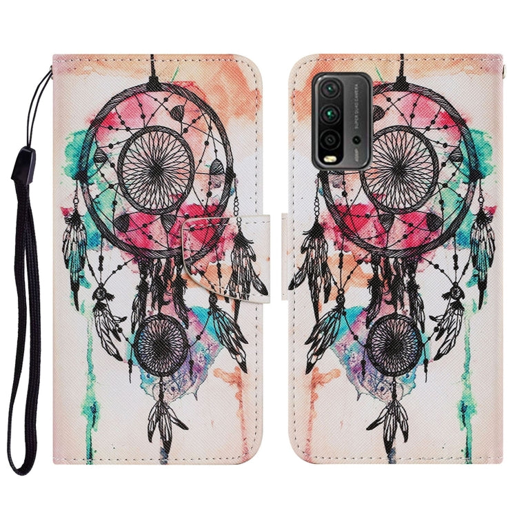 Coloured Drawing Pattern Horizontal Flip PU Leather Case with Holder & Card Slots & Wallet & Lanyard, For Samsung Galaxy A32 4G, For Samsung Galaxy S21 FE, For Xiaomi Redmi 9T