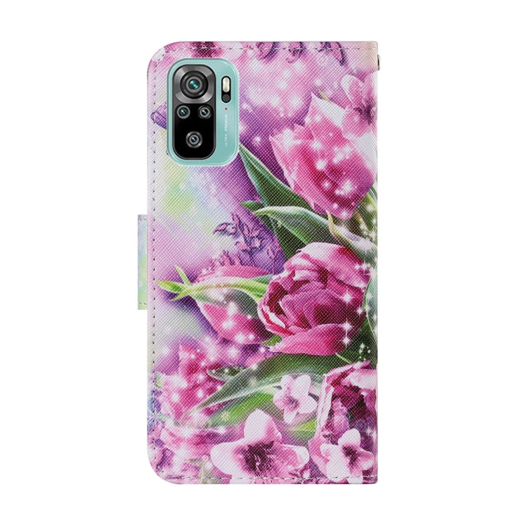 Coloured Drawing Pattern Horizontal Flip PU Leather Case with Holder & Card Slots & Wallet & Lanyard, For Xiaomi Redmi Note 10 4G, For Xiaomi Redmi Note 9T, For Xiaomi Redmi Note 10 Pro