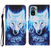 Load image into Gallery viewer, Coloured Drawing Pattern Horizontal Flip PU Leather Case with Holder &amp; Card Slots &amp; Wallet &amp; Lanyard, For Xiaomi Redmi Note 10 4G, For Xiaomi Redmi Note 9T, For Xiaomi Redmi Note 10 Pro