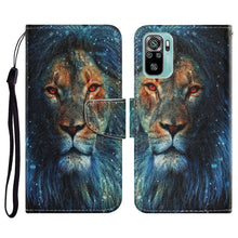 Load image into Gallery viewer, Coloured Drawing Pattern Horizontal Flip PU Leather Case with Holder &amp; Card Slots &amp; Wallet &amp; Lanyard, For Xiaomi Redmi Note 10 4G, For Xiaomi Redmi Note 9T, For Xiaomi Redmi Note 10 Pro