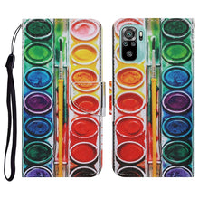 Load image into Gallery viewer, Coloured Drawing Pattern Horizontal Flip PU Leather Case with Holder &amp; Card Slots &amp; Wallet &amp; Lanyard, For Xiaomi Redmi Note 10 4G, For Xiaomi Redmi Note 9T, For Xiaomi Redmi Note 10 Pro