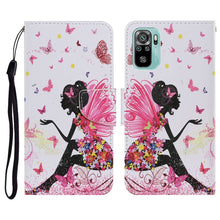 Load image into Gallery viewer, Coloured Drawing Pattern Horizontal Flip PU Leather Case with Holder &amp; Card Slots &amp; Wallet &amp; Lanyard, For Xiaomi Redmi Note 10 4G, For Xiaomi Redmi Note 9T, For Xiaomi Redmi Note 10 Pro