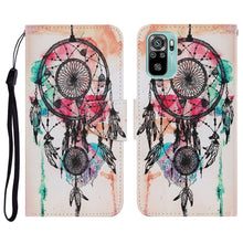 Load image into Gallery viewer, Coloured Drawing Pattern Horizontal Flip PU Leather Case with Holder &amp; Card Slots &amp; Wallet &amp; Lanyard, For Xiaomi Redmi Note 10 4G, For Xiaomi Redmi Note 9T, For Xiaomi Redmi Note 10 Pro