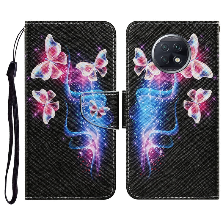 Coloured Drawing Pattern Horizontal Flip PU Leather Case with Holder & Card Slots & Wallet & Lanyard, For Xiaomi Redmi Note 10 4G, For Xiaomi Redmi Note 9T, For Xiaomi Redmi Note 10 Pro