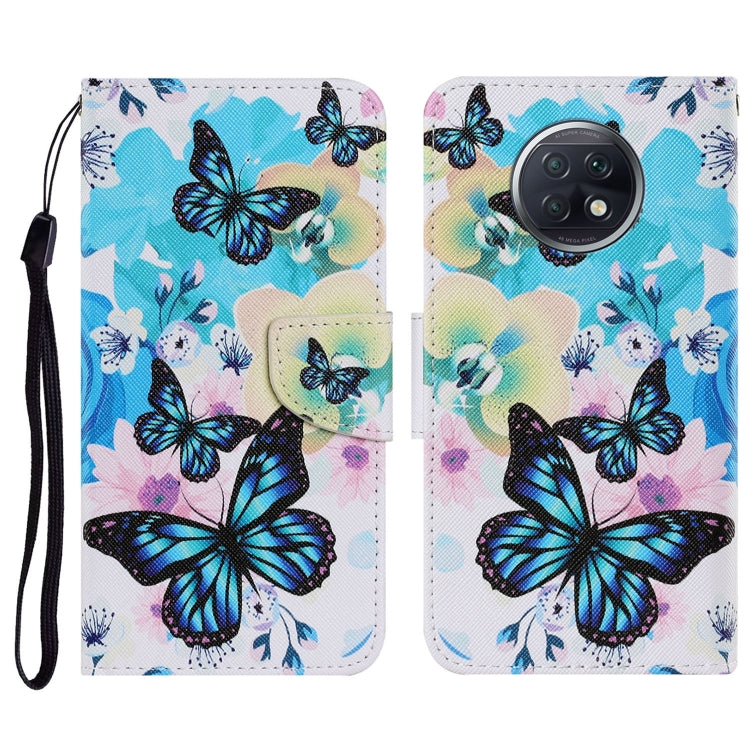 Coloured Drawing Pattern Horizontal Flip PU Leather Case with Holder & Card Slots & Wallet & Lanyard, For Xiaomi Redmi Note 10 4G, For Xiaomi Redmi Note 9T, For Xiaomi Redmi Note 10 Pro