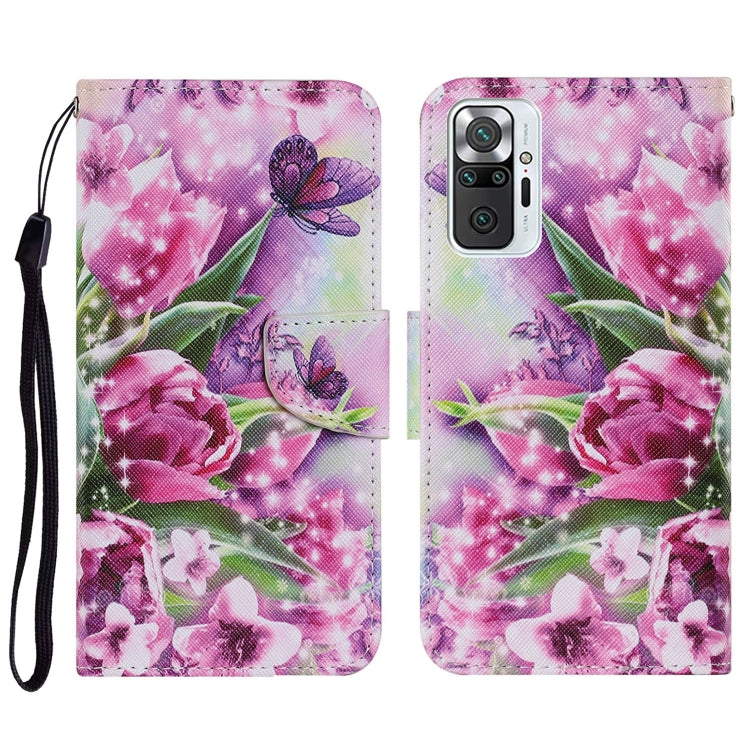 Coloured Drawing Pattern Horizontal Flip PU Leather Case with Holder & Card Slots & Wallet & Lanyard, For Xiaomi Redmi Note 10 4G, For Xiaomi Redmi Note 9T, For Xiaomi Redmi Note 10 Pro