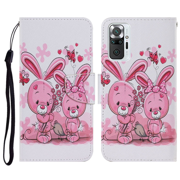 Coloured Drawing Pattern Horizontal Flip PU Leather Case with Holder & Card Slots & Wallet & Lanyard, For Xiaomi Redmi Note 10 4G, For Xiaomi Redmi Note 9T, For Xiaomi Redmi Note 10 Pro