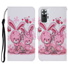 Load image into Gallery viewer, Coloured Drawing Pattern Horizontal Flip PU Leather Case with Holder &amp; Card Slots &amp; Wallet &amp; Lanyard, For Xiaomi Redmi Note 10 4G, For Xiaomi Redmi Note 9T, For Xiaomi Redmi Note 10 Pro