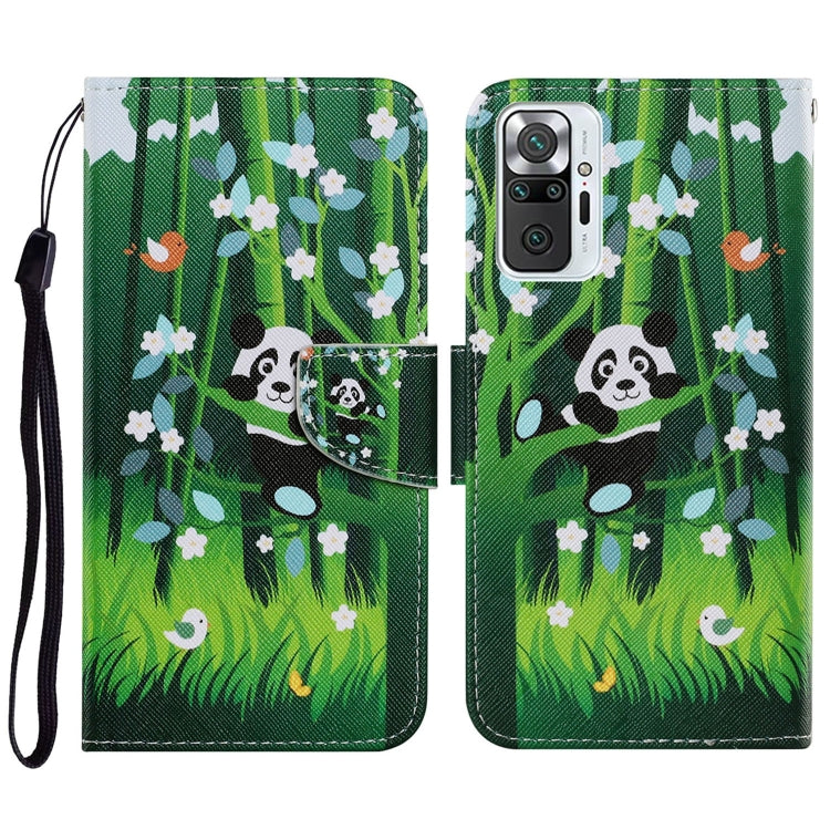 Coloured Drawing Pattern Horizontal Flip PU Leather Case with Holder & Card Slots & Wallet & Lanyard, For Xiaomi Redmi Note 10 4G, For Xiaomi Redmi Note 9T, For Xiaomi Redmi Note 10 Pro
