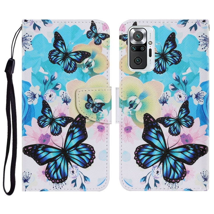 Coloured Drawing Pattern Horizontal Flip PU Leather Case with Holder & Card Slots & Wallet & Lanyard, For Xiaomi Redmi Note 10 4G, For Xiaomi Redmi Note 9T, For Xiaomi Redmi Note 10 Pro