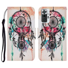 Load image into Gallery viewer, Coloured Drawing Pattern Horizontal Flip PU Leather Case with Holder &amp; Card Slots &amp; Wallet &amp; Lanyard, For Xiaomi Redmi Note 10 4G, For Xiaomi Redmi Note 9T, For Xiaomi Redmi Note 10 Pro