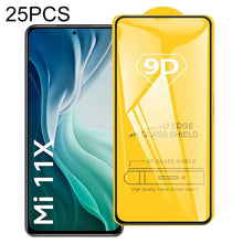 Load image into Gallery viewer, 25 PCS 9D Full Glue Full Screen Tempered Glass Film, For Xiaomi Mi 11X / Mi 11i / Mi 11T Pro (25 PCS), For Xiaomi Mi 11X Pro (25 PCS), For Xiaomi Poco M2 Reloaded (25 PCS), For Xiaomi Redmi K40 Gaming / K50 Gaming / K50 Pro (1 PC)                      ...