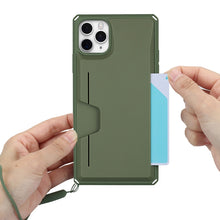Load image into Gallery viewer, Armor Shockproof TPU + PC Hard Case with Card Slot Holder Funtion, For iPhone 11 Pro Max