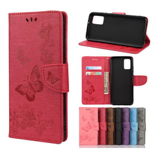 Load image into Gallery viewer, Butterflies Embossing Horizontal Flip Leather Case with Holder &amp; Card Slots &amp; Wallet, For Samsung Galaxy A02s (EU Version), For Samsung Galaxy A12 5G, For Samsung Galaxy A32 4G, For Samsung Galaxy A32 5G, For Samsung Galaxy A72 5G / 4G                 ...