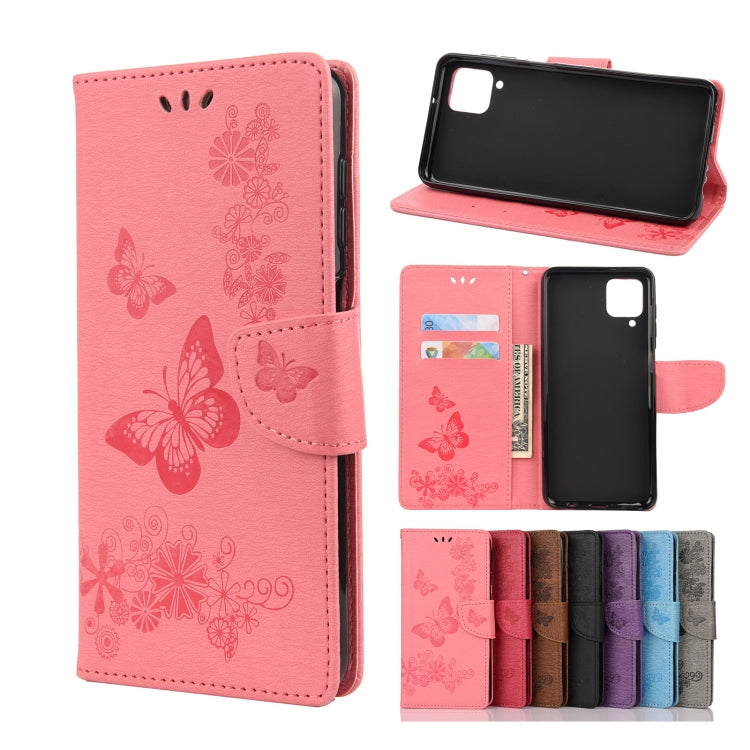 Butterflies Embossing Horizontal Flip Leather Case with Holder & Card Slots & Wallet, For Samsung Galaxy A02s (EU Version), For Samsung Galaxy A12 5G, For Samsung Galaxy A32 4G, For Samsung Galaxy A32 5G, For Samsung Galaxy A72 5G / 4G                 ...